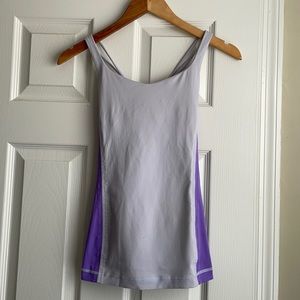 Lululemon purple tank top with built in bra 4